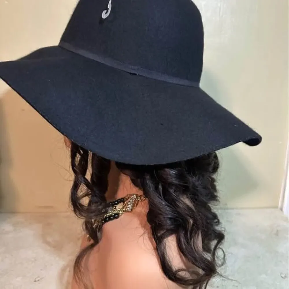 NEW Women’s Black Bohemian BOHO Style Wide Brim Hat